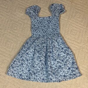 Janie and Jack Blue Floral Casual Dress